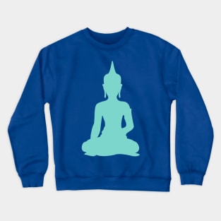 Pastel Mint Buddha Crewneck Sweatshirt